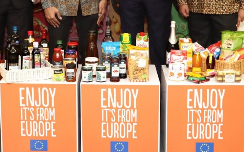 Uni Eropa menggencarkan promosi produk makanannya di Indonesia dengan menggandeng Hero Group