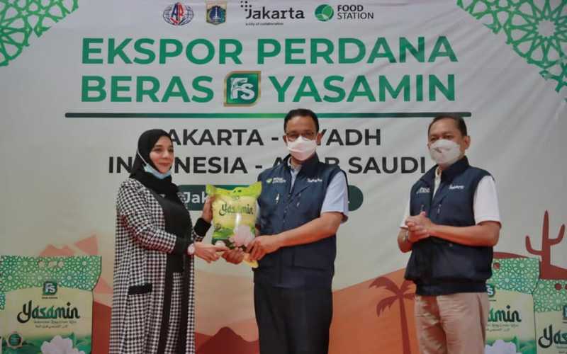 Gubernur DKI Jakarta Anies Baswedan dalam acara Ekspor Perdana Beras Yasamin ke Arab Saudi  -  Facebook Anies Baswedan