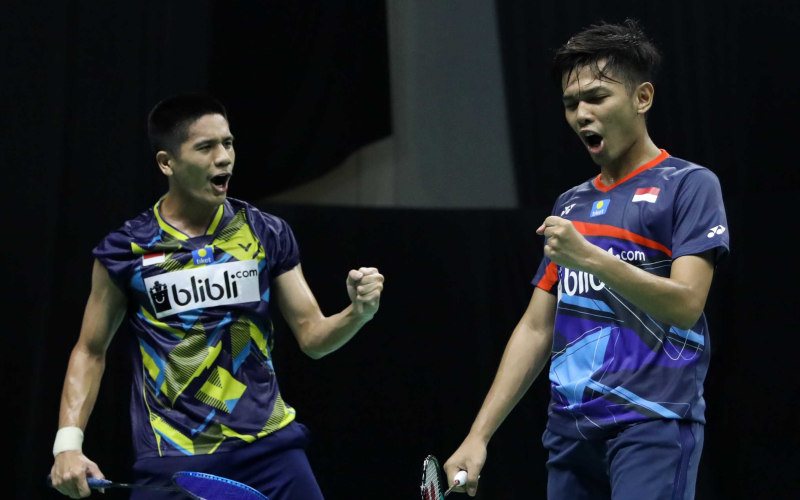 Ganda putra Fajar Alfian-Yeremia Erich - Badminton Indonesia