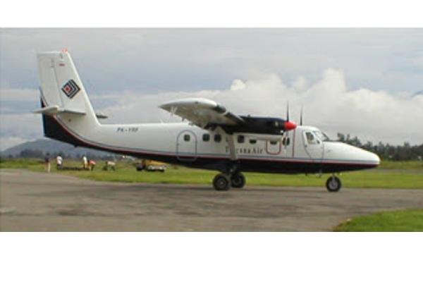 Ilustrasi: TwinOtter DHC-6 Trigana Air. - transbuana.com