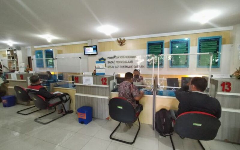 Kantor Pembayaran Pajak Daerah di Badan Pendapatan Daerah Pemkot Surabaya. - Antara/Diskominfo Surabaya.