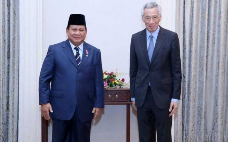 Menhan Prabowo Bertemu PM Singapura, Bahas Apa Saja?