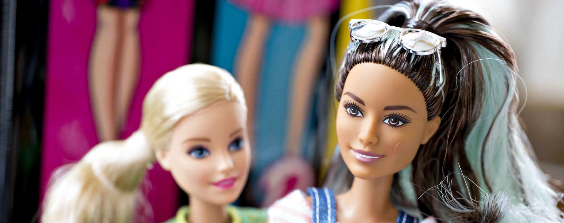 Boneka Barbie milik Mattel Inc. dipamerkan di Tiskilwa, Illinois, AS, Senin, (16/4 - 2018).  Bloomberg / Daniel Acker