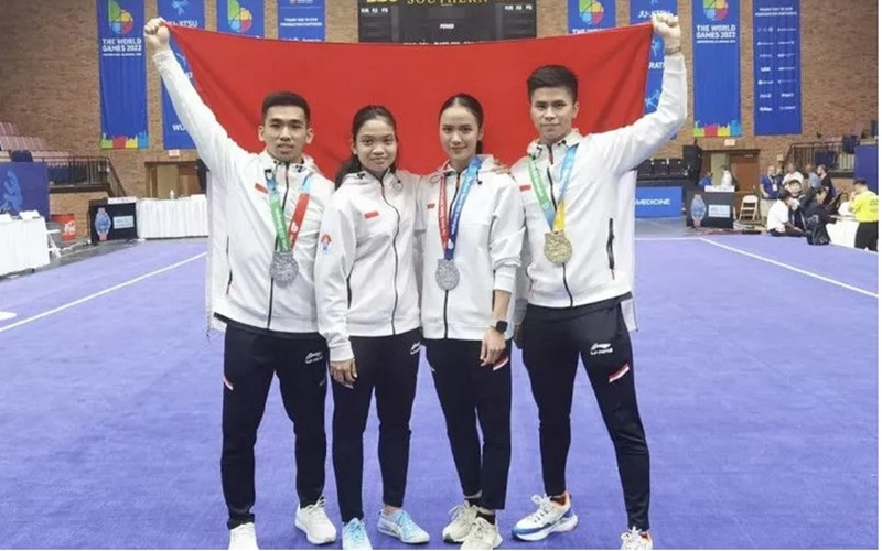 Great!  Indonesian Wushu team ranked third in World Games 2022