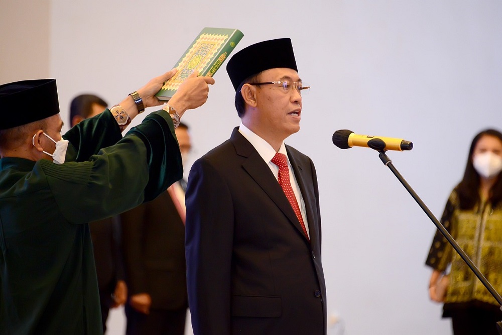 Ahmadi Noor Supit Resmi Dilantik Jadi Anggota BPK