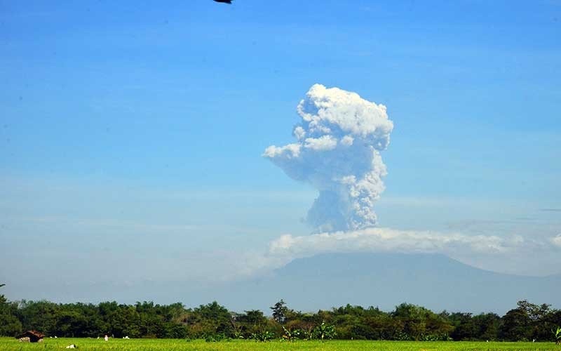  Gunung  Merapi  Kembali Erupsi pada Pukul 09 13 Bisnis com