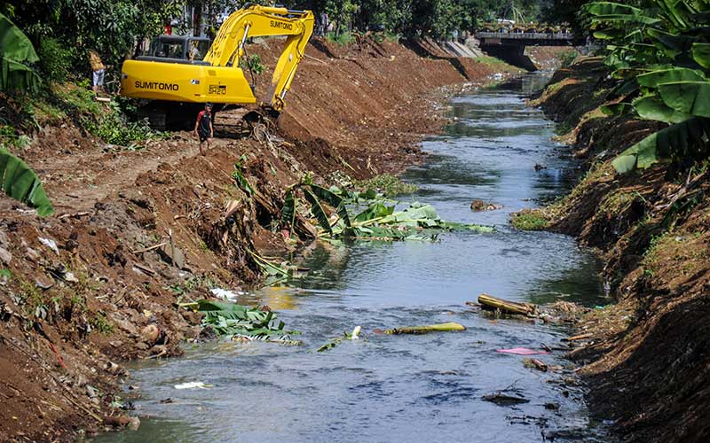 Antisipasi Banjir Sungai  Anak  Citarum Mulai Dinormalisasi 