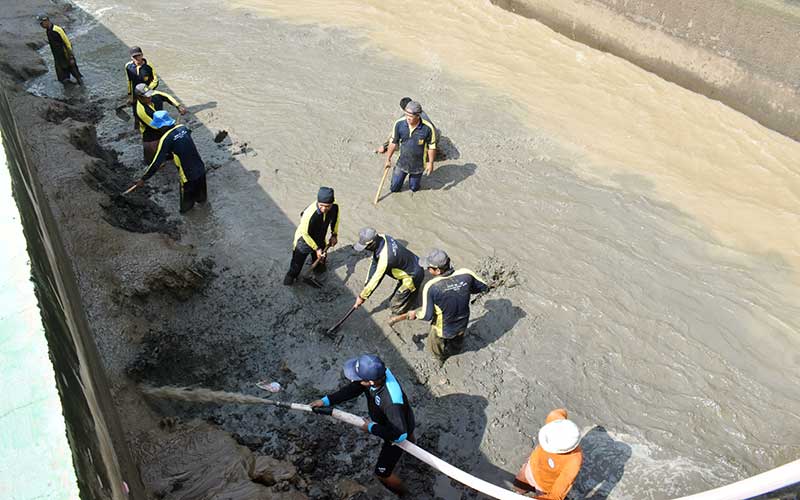 Antisipasi Banjir, Dam Jati Sungai Madiun di Jawa Timur Dilakukan