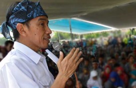 JOKOWI VS PRABOWO: Meski Telat 5 Jam, Jokowi Dapat Sambutan Meriah di Bali