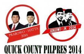 LSI : Pertama Kalinya, Tren Prabowo-Hatta-Jokowi-JK Melebar