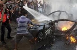 KRISIS GAZA: Sambangi Aksi Solidaritas Palestina, Prabowo Disambut Sebagai Presiden RI 2014-2019