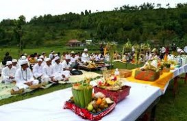 Umat Hindu Dharma Bali Rayakan Hari Suci Pagerwesi