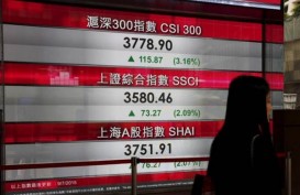 Bursa China Melemah, Akhiri Reli Penguatan di Pekan Keempat