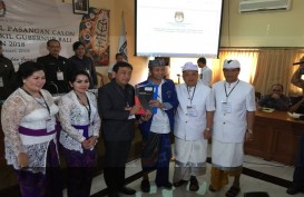 IB Rai Dharmawijaya Mantra dan Ketut Sudikerta Resmi Mendaftar ke KPUD Bali