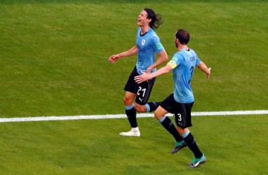 PIALA DUNIA 2018: Uruguay Juara Grup A, Lumat Rusia 3-0, Suarez dan Cavani Cetak Gol