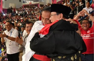 Ketika Olahraga Mempersatukan Jokowi dan Prabowo, Dua Capres RI 2019