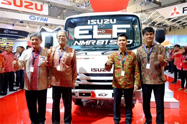 Jajaran direksi PT Isuzu Astra Motor Indonesia di GIIAS 2018.  - IAMI