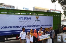Rhenus Gandeng Baznas Bantu Korban Gempa Sulawesi Tengah