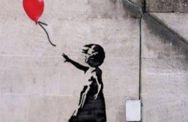 Karya Banksy Dipajang Hotel Walled Off Betlehem