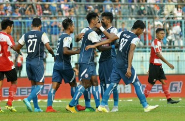 Hasil Akhir Arema FC vs Perseru Serui 4-1, Singo Edan Naik ke Posisi 10