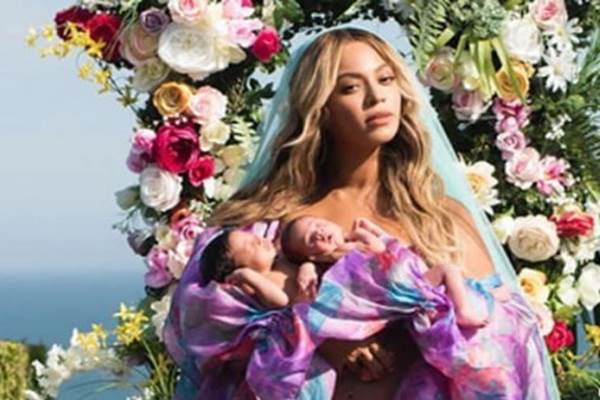 Beyonce dan anak kembarnya - Istimewa
