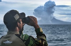 Menteri Jonan Pastikan Pos Pengamatan Gunung Anak Krakatau Berfungsi Maksimal