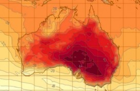 Jalan Aspal Meleleh Akibat Gelombang Panas di Australia