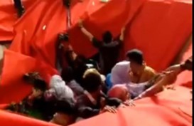 Sutopo BNPB Unggah Video Panggung Pengantin Roboh. Netizen: Ingin Ketawa Tapi Takut Dosa