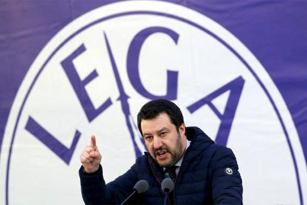 Wakil Perdana Menteri Italia Matteo Salvini.  - reuters