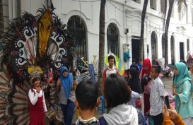 Libur Lebaran, Jumlah Pengunjung di Kota Tua Jakarta Membeludak
