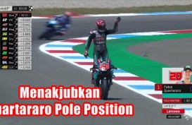 MotoGP Belanda: Quartaro Pole Position, Marquez Posisi 4, Rossi 14