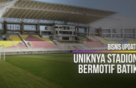 Bermotif Batik, Begini Tampilan Baru Stadion Manahan