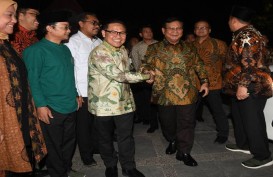 Prabowo Puji PKB dan NU, Muhaimin Cs Tertawa-tawa  