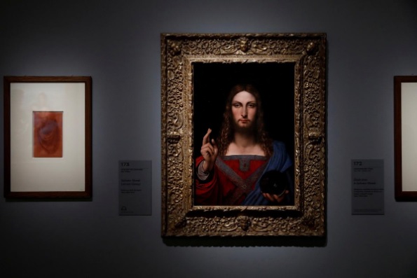 Lukisan "Salvador Mundi" karya Leonardo Da Vinci  - Istimewa