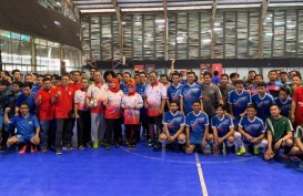 Ulang Tahun Ke-8, OJK Gelar Turnamen Futsal Antar Media dan Lembaga Keuangan