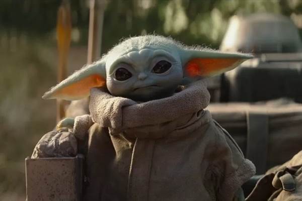 Wujud tokoh Baby Yoda dalam serial Disney Plus "The Mandalorian" (2019-). - Antara/IMDb