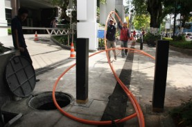 Pedestrian Jalan Jenderal Sudirman Bebas Kabel Semrawut
