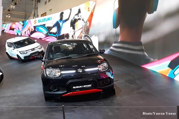 Display Suzuki Ignis dipajang di booth Suzuki GIIAS 2018