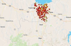 Peta Sebaran Manula Terinfeksi Virus Corona di Jakarta