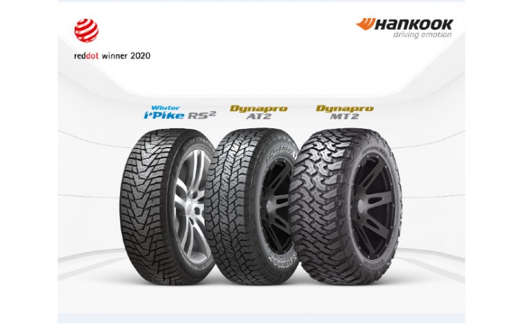 Produsen ban global terkemuka Hankook Tire meraih predikat Pemenang atas Product Design 2020 di ajang kompetisi desain paling bergengsi di dunia, Red Dot Award 2020.  - Hankook.