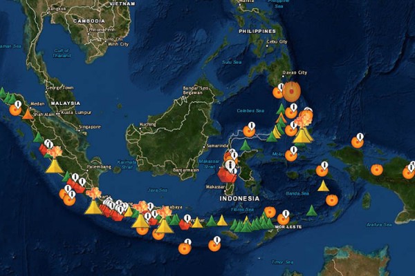 Jelaskan akibat kondisi geologis indonesia