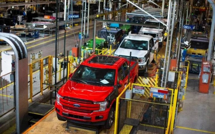  Pabrik mobil Ford di Amerika Utara. ANTARA