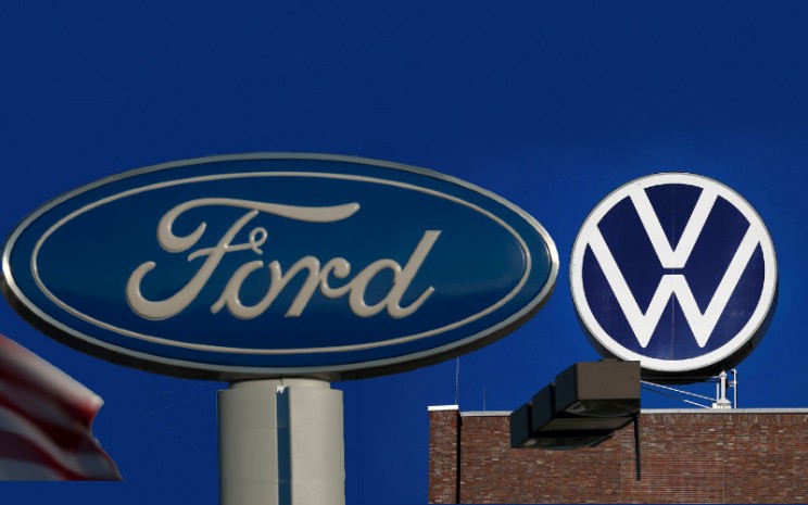Aliansi Volkswagen-Ford membidik efisiensi yang diumumkan pada 2019 memasuki fase kedua.  - Bloomberg