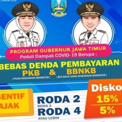 Insentif Pajak Saat Corona Bebas Denda Dan Diskon 15 Persen Bayar Pkb Dan Bbnkb Di Jatim