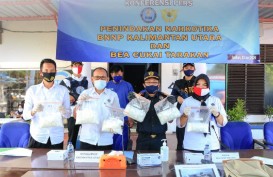 Di Tengah Pandemi Covid-19, Bea Cukai Tarakan dan BNNP Gagalkan Penyelundupan 6Kg Sabu