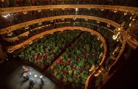 Konser Opera di Barcelona, Penontonnya 2.300 Pot Tanaman