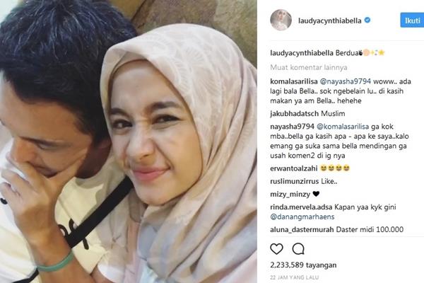 Netizen Minta Laudya Cynthia Bella Sabar, Engku Emran Unfollow Instagramnya