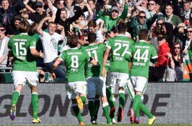 Unggul Gol Tandang, Werder Bremen Bertahan di Bundesliga