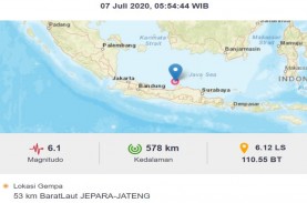Pacitan Digoyang Gempa Guncangannya Terasa Sampai Jogja Kabar24 Bisnis Com