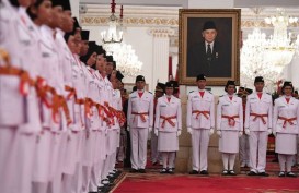 Hanya 8 Anggota Paskibraka Kibarkan Bendera di Istana pada 17 Agustus